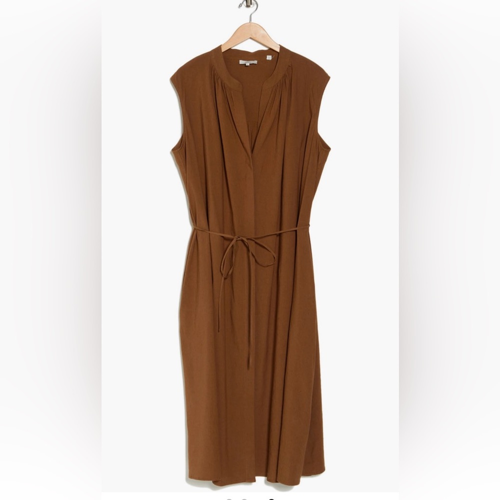 Vince linen blend dress XL